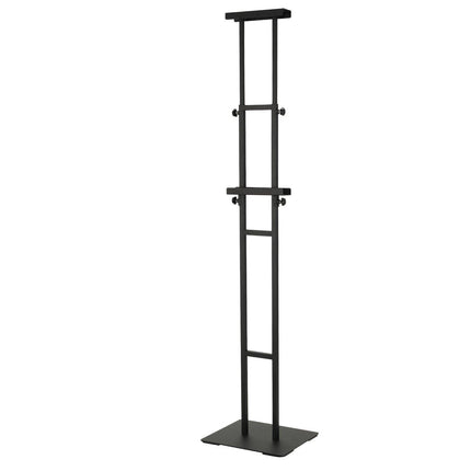 Poster Stand, Adjustable Height Up to 75", Double-Sided Heavy Duty Pedestal Sign Holder, Floor Standing Sign Holder Banner Stand with Shock-absorbing Base for Display, for Board and Foam, Black.
