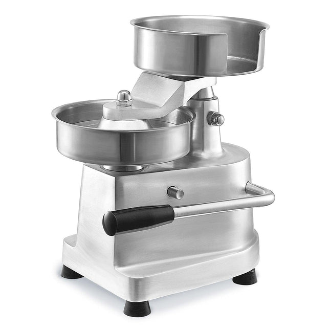 Commercial Burger Patty Maker, 150mm Hamburger Beef Patty Maker, Heavy Duty Food-Grade Stainless Steel Bowl Burger Press Machine, Kitchen Meat Forming Processor with 1000 Pcs Patty Papers.