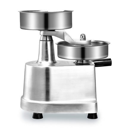 Commercial Burger Patty Maker, 150mm Hamburger Beef Patty Maker, Heavy Duty Food-Grade Stainless Steel Bowl Burger Press Machine, Kitchen Meat Forming Processor with 1000 Pcs Patty Papers.