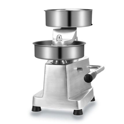 Commercial Burger Patty Maker, 150mm Hamburger Beef Patty Maker, Heavy Duty Food-Grade Stainless Steel Bowl Burger Press Machine, Kitchen Meat Forming Processor with 1000 Pcs Patty Papers.