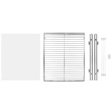 18.5"Wx21"Dx3.5"H Pull Out Cabinet Organizer, Heavy Duty Slide Out Pantry Shelves, Steel Roll Out Drawers, Sliding Drawer Storage for Home Under Sink, 20"Wx22"Dx7"H Install Size for Cabinet.