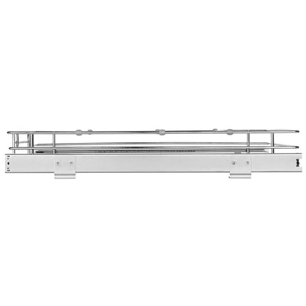 18.5"Wx21"Dx3.5"H Pull Out Cabinet Organizer, Heavy Duty Slide Out Pantry Shelves, Steel Roll Out Drawers, Sliding Drawer Storage for Home Under Sink, 20"Wx22"Dx7"H Install Size for Cabinet.
