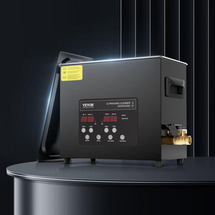 6L Ultra Sonic Cleaner, 180W Digital Ultrasonic Cleaning Machine with Gentle Mode & Upgraded Degassing, 40kHz Industrial Ultrasound Cleaner with Heater & Timer for Retainer, Jewelry, Tools.