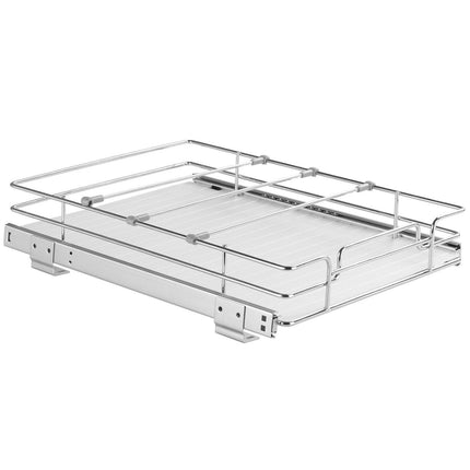 Pull Out Cabinet Under Sink Organizer 11.5 x 16.5 Inch Wire Drawer Basket.