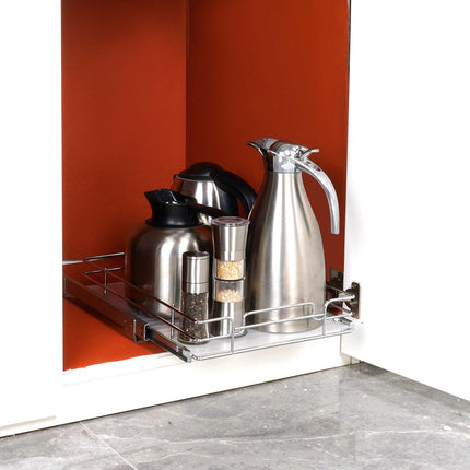 Pull Out Cabinet Under Sink Organizer 11.5 x 16.5 Inch Wire Drawer Basket.