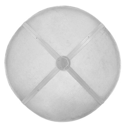 Fire Pit Spark Screen Round 30", Reinforced Heavy Duty Steel Metal Cover, Outdoor Firepit Lid, Easy-Opening Top Screen Covers Round with Ring Handle for Outdoor Patio Fire Pits Backyard.