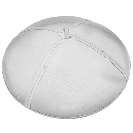 Fire Pit Spark Screen Round 40", Reinforced Heavy Duty Steel Metal Cover, Outdoor Firepit Lid, Easy-Opening Top Screen Covers Round with Ring Handle for Outdoor Patio Fire Pits Backyard.