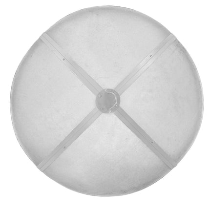 Fire Pit Spark Screen Round 40", Reinforced Heavy Duty Steel Metal Cover, Outdoor Firepit Lid, Easy-Opening Top Screen Covers Round with Ring Handle for Outdoor Patio Fire Pits Backyard.