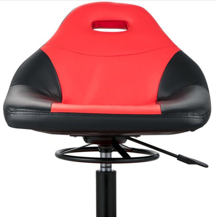Rolling Garage Stool 300LBS Adjustable Mechanic Work Shop Seat w/Casters.