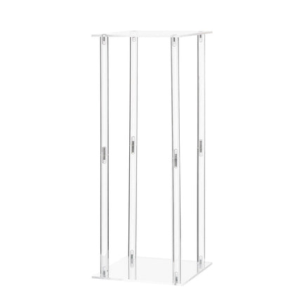 Wedding Flower Stand, 10PCS 50cm Column Flower Stand, Floral Stands with Acrylic Laminate, Cylindrical Cubic Floral Display Rack for Wedding, Party, Birthday, Home, Centerpiece Stands.