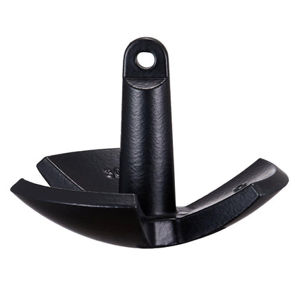 River Anchor 30LB Boat Anchor Cast Iron Black Vinyl-Coated Mushroom Anchor.