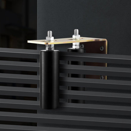 Sliding Gate Kit 6” Rolling Hardware with L-Bracket Adjustable for Door.