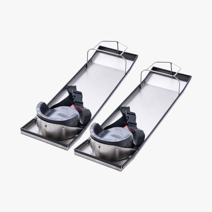 Concrete Knee Boards Knee Sliders 28" x 8" 2 Pair w/ Knee Pad for Concrete.