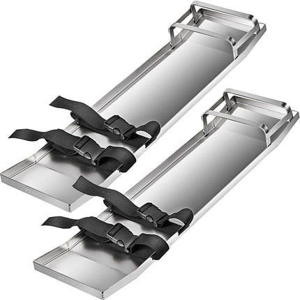 Concrete Knee Boards 70cm x 20cm Slider Knee Boards, Kneeler Board Stainless Steel Kneeboards, Concrete Sliders Pair Moving Sliders, with Concrete Board Straps for Cement and Concrete Finishi.