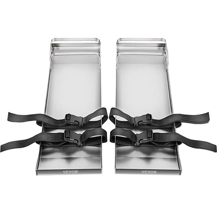 Concrete Knee Boards 70cm x 20cm Slider Knee Boards, Kneeler Board Stainless Steel Kneeboards, Concrete Sliders Pair Moving Sliders, with Concrete Board Straps for Cement and Concrete Finishi.
