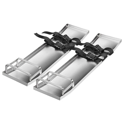 Concrete Knee Boards 70cm x 20cm Slider Knee Boards, Kneeler Board Stainless Steel Kneeboards, Concrete Sliders Pair Moving Sliders, with Concrete Board Straps for Cement and Concrete Finishi.