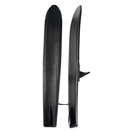 Water Skis 116.8 cm / 46 inch, Water Ski Trainers with X-7 Adjustable Bindings, Double-Handle Rope & Removable Stabilizing Bar, Training Waterskis Combo for Youth Up to 136 kg.
