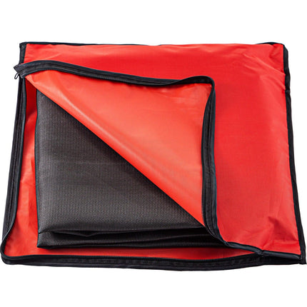 10 x 10 Ft Welding Blanket Black Fiberglass Blanket Portable Fiberglass Fire Retardant Blanket Welding Mat Welding Fireproof Thermal Resistant Insulation With Carry Bag.