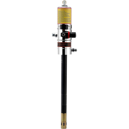 Grease Pump, 50:1 Pressure Ratio Air Operated Grease Pump with 3.88 m High Pressure Hose and Grease Gun, Pneumatic Grease Pump, Portable Lubrication Grease Pump with 360° Swivel Grease Gun Head.