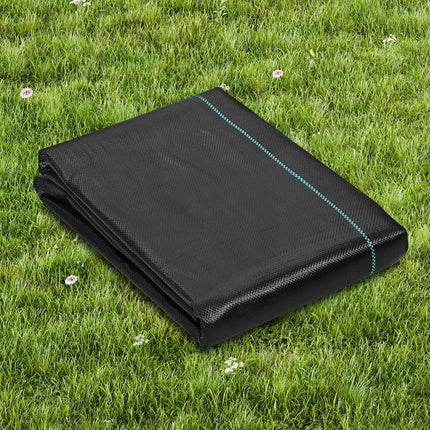 Weed Barrier Landscape Fabric, 4*100FT Heavy Duty Garden Weed Fabric, Woven PP Weed Control Fabric, Driveway Fabric, Geotextile Fabric for Landscaping, Ground Cover, Weed Blocker Weed Mat, Black.