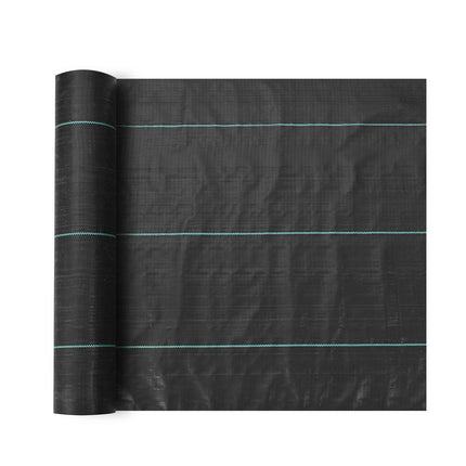 4FTx300FT Premium Heavy Duty Weed Barrier Landscape Fabric, 3.2OZ Woven Geotextile Fabric Under Gravel, High Permeability for Weed Blocker Weed Mat, Driveway Fabric, Weed Control Garden Cloth.