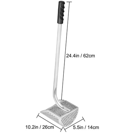 Metal Detector Sand Scoop Metal Detecting Hunting Scoop w/ Steel Handle.