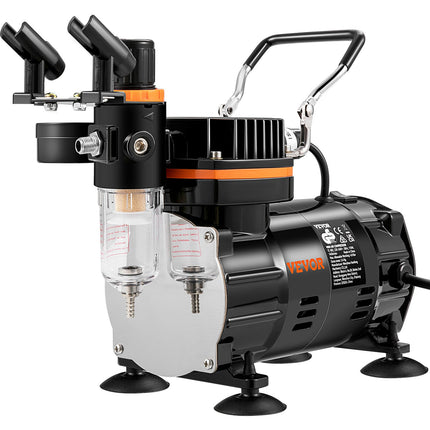 Airbrush Kit Dual-action Airbrush Compressor Art Nail Tattoo Makeup Model.