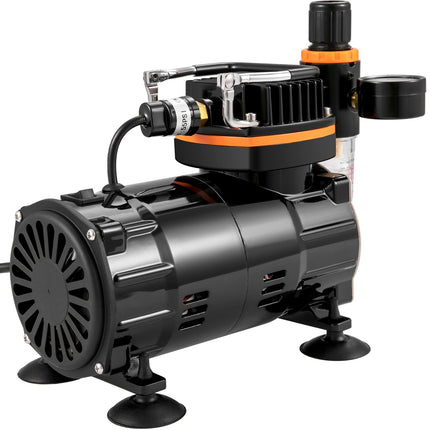 Airbrush Kit Dual-action Airbrush Compressor Art Nail Tattoo Makeup Model.