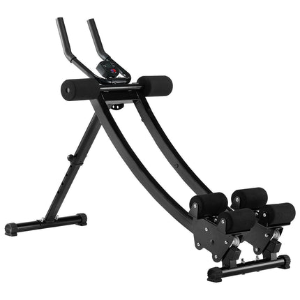 AB Workout Machine Equipment Home Gym Core Abdominal Trainers Dual-track.