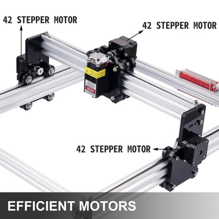 CNC 3040 15000MW CNC Machine 395(X) x 285(Y)Mm Effective Working Area 3040 CNC Router Machine GRBL Control CNC Laser Engraver Machine with 2 Axis Milling Router.
