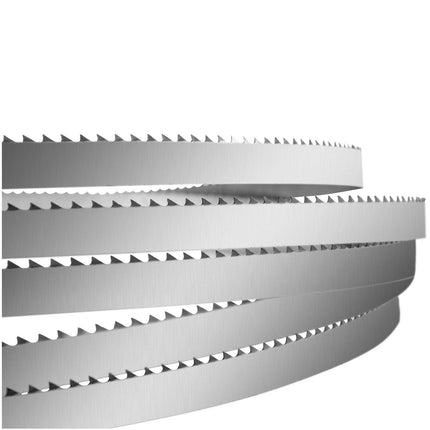 Band Saw Blade, 1650*16*0.56mm, 5 PCS/Pack Meat Bandsaw Blades for Replacement, Carbon Steel Blade, Meat Cutting Blade Wrapped by Rust-Proof Paper, Fit for Commercial Bone Saw Machines.