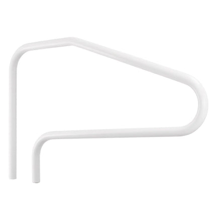 Pool Rail, 122 x 81.3 cm Pool Handrail, 100kg Load Capacity Heavy Duty Stainless Steel Swimming Handrail, Seamless Welding, Recessed or Base Mount, for Poolside, Water Parks, Spa Centers.