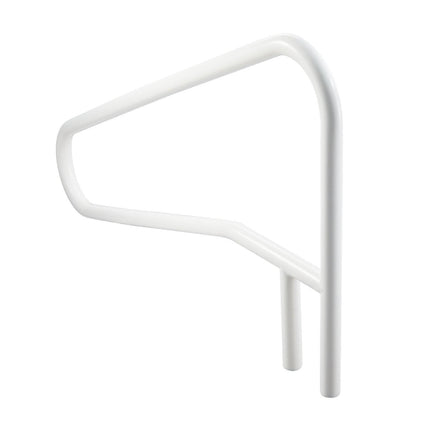 Pool Rail, 137.1 x 81.3 cm Pool Handrail, 100kg Load Capacity Heavy Duty Stainless Steel Swimming Handrail, Seamless Welding, Recessed or Base Mount, for Poolside, Water Parks, Spa Centers.