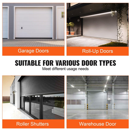 Garage Door Seals Bottom Rubber, U Shape +O Ring Combination Garage Door Bottom Weather Seal, 16ft Weatherproofing Garage Door Seal, 5/16 inch T-ends and 3 3/4 inch Width, for Doors, Black.