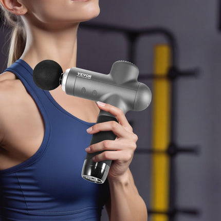 Massage Gun Deep Tissue, Percussion Muscle Massager for Athletes - with 8 Speed Levels & 6 Massage Heads, 24V 2500mAh Batteries, Handheld Electric Massage Gun for Pain Relief, Muscle Relaxation.