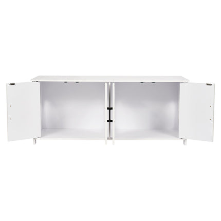 Cat Litter Box Enclosure Wooden Litter Box Furniture Hidden 2 Rooms White.