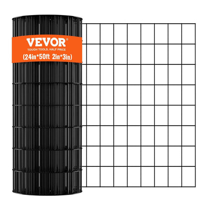 Hardware Cloth, 24'' x 50' Galvanized Wire Mesh Roll, 16 Gauge Chicken Wire Fence Roll, Vinyl Coating Metal Wire Mesh for Chicken Coop Barrier, Rabbit Snake Fences, Poultry Enclosures.