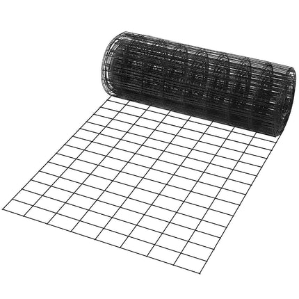 Hardware Cloth, 24'' x 50' Galvanized Wire Mesh Roll, 16 Gauge Chicken Wire Fence Roll, Vinyl Coating Metal Wire Mesh for Chicken Coop Barrier, Rabbit Snake Fences, Poultry Enclosures.