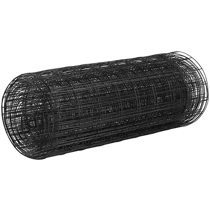 Hardware Cloth, 24'' x 50' Galvanized Wire Mesh Roll, 16 Gauge Chicken Wire Fence Roll, Vinyl Coating Metal Wire Mesh for Chicken Coop Barrier, Rabbit Snake Fences, Poultry Enclosures.