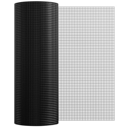 Hardware Cloth, 36'' x 100' Galvanized Wire Mesh Roll, 19 Gauge Chicken Wire Fence Roll, Vinyl Coating Metal Wire Mesh for Chicken Coop Barrier, Rabbit Snake Fences, Poultry Enclosures.