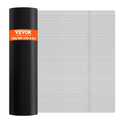 Hardware Cloth, 36'' x 50' Galvanized Wire Mesh Roll, 19 Gauge Chicken Wire Fence Roll, Vinyl Coating Metal Wire Mesh for Chicken Coop Barrier, Rabbit Snake Fences, Poultry Enclosures.