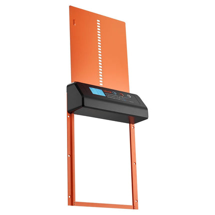 Automatic Chicken Coop Door, Battery Powered Chicken Coop Door with Timer & Manual Setting, Anti-Pinch Security, Durable Aluminum Alloy, Chick Run Gate Opener with Waterproof Sealing, Orange.
