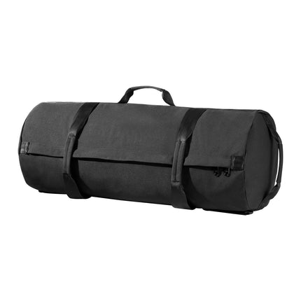 Workout Sandbag, Heavy Duty Workout Power Bags with Handles, 23-56 kg Adjustable Slam Bag for Fitness Strength Weight Training Cross-Training, Home Gym Exercise, Black (Unfilled).