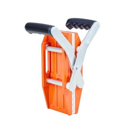 Double Handed Stone Carrying Clamps, 299 kg Load Capacity, 2 Pack Granite Panel Carriers Lifting Tools with Rubber-lined (0-60 mm), Heavy Duty lifting Clamps for Plywood, Glass, Granite.
