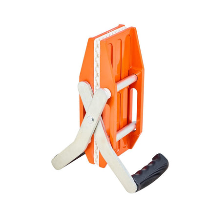 Double Handed Stone Carrying Clamps, 299 kg Load Capacity, 2 Pack Granite Panel Carriers Lifting Tools with Rubber-lined (0-60 mm), Heavy Duty lifting Clamps for Plywood, Glass, Granite.