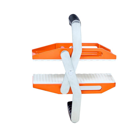 Double Handed Stone Carrying Clamps, 299 kg Load Capacity, 2 Pack Granite Panel Carriers Lifting Tools with Rubber-lined (0-60 mm), Heavy Duty lifting Clamps for Plywood, Glass, Granite.