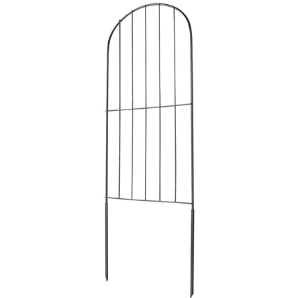 Garden Fence, No Dig Fence 61 x 33 cm Animal Barrier Fence, Underground Decorative Garden Fencing with 5.08 cm Spike Spacing, Metal Dog Fence for the Yard and Outdoor Patio, 28 Pack.