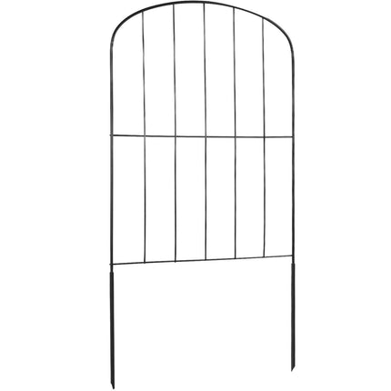 Garden Fence, No Dig Fence 61 x 33 cm Animal Barrier Fence, Underground Decorative Garden Fencing with 5.08 cm Spike Spacing, Metal Dog Fence for the Yard and Outdoor Patio, 28 Pack.