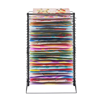 Art Drying Rack 50 Removable Shelves Painting Drying Rack for Classroom.