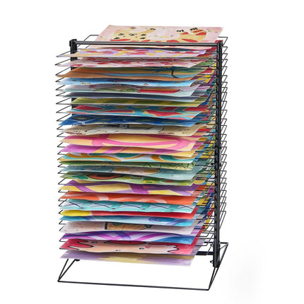 Art Drying Rack 50 Removable Shelves Painting Drying Rack for Classroom.